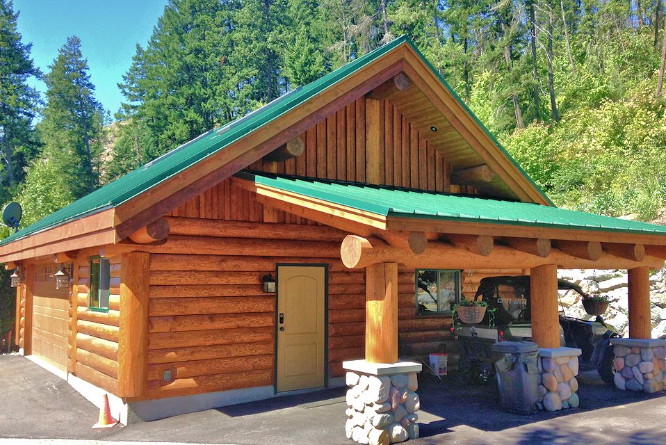 Log Cabin Style Storage Solutions North American Log Crafters